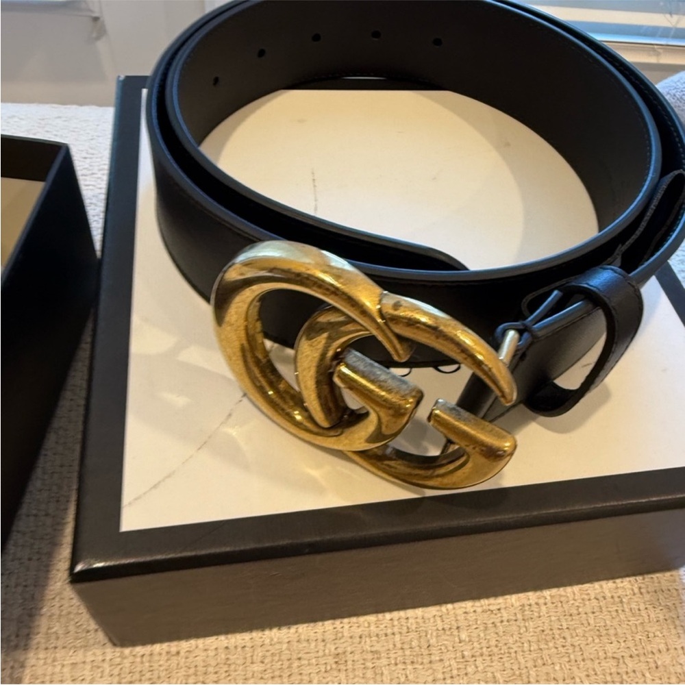 GG Marmont wide belt Gucci belt